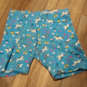 Wonder Nation Unicorn Print Blue Shorts